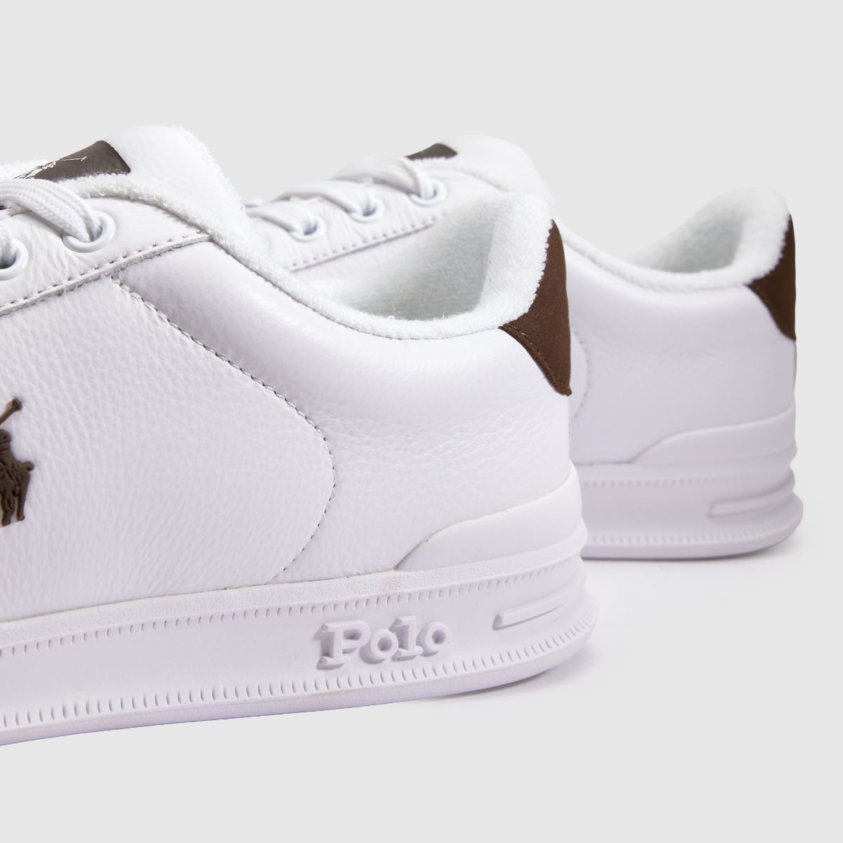 Polo Ralph Lauren Heritage Court in Brown & White Polo Ralph Lauren Heritage Court 7