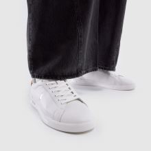 Polo Ralph Lauren Heritage Court in White & Brown Polo Ralph Lauren Heritage Court,2 of 4