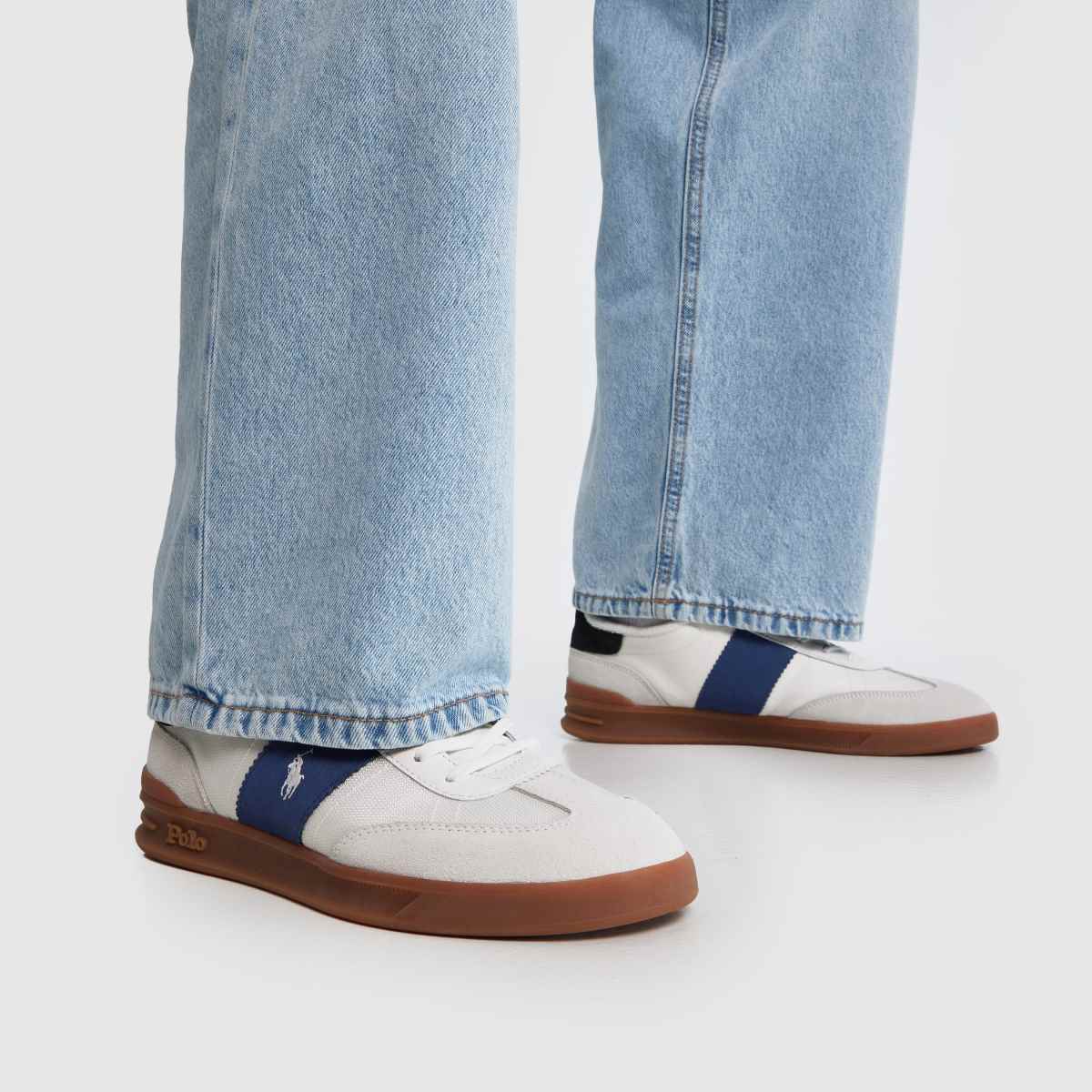 Polo Ralph Lauren Heritage Aera in White & Blue Polo Ralph Lauren Heritage Aera 8