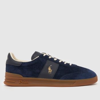 Polo Ralph Lauren Navy Heritage Area Mens Trainers