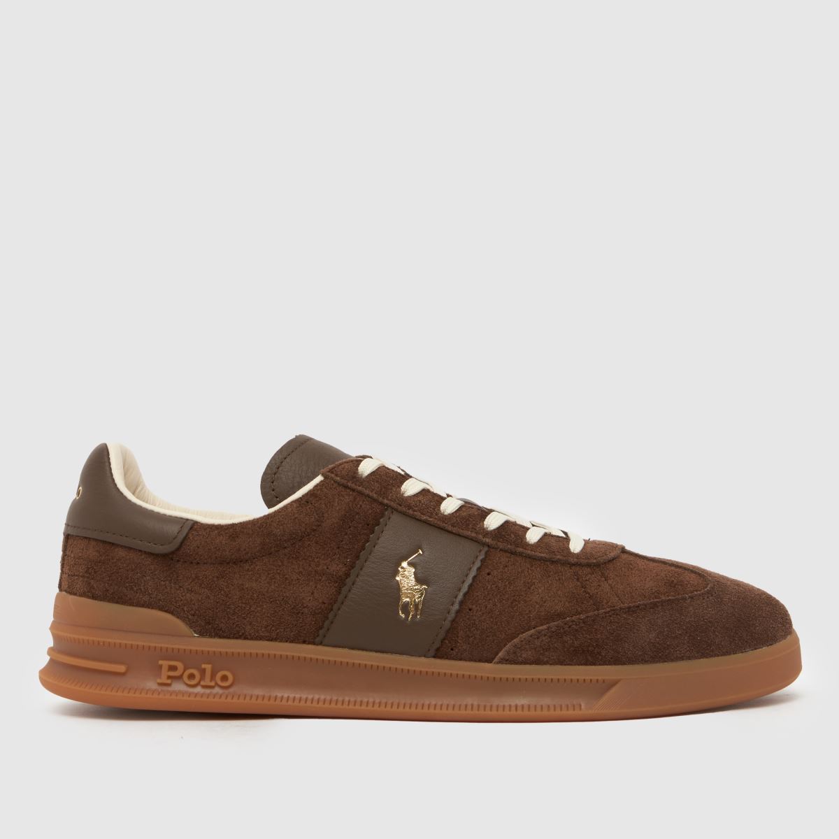 Polo Ralph Lauren Heritage Aera Trainers in Brown