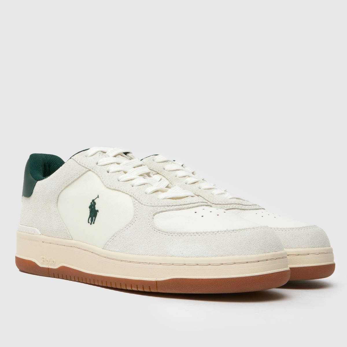 Polo Ralph Lauren Masters Court in White & Green Polo Ralph Lauren Masters Court 1
