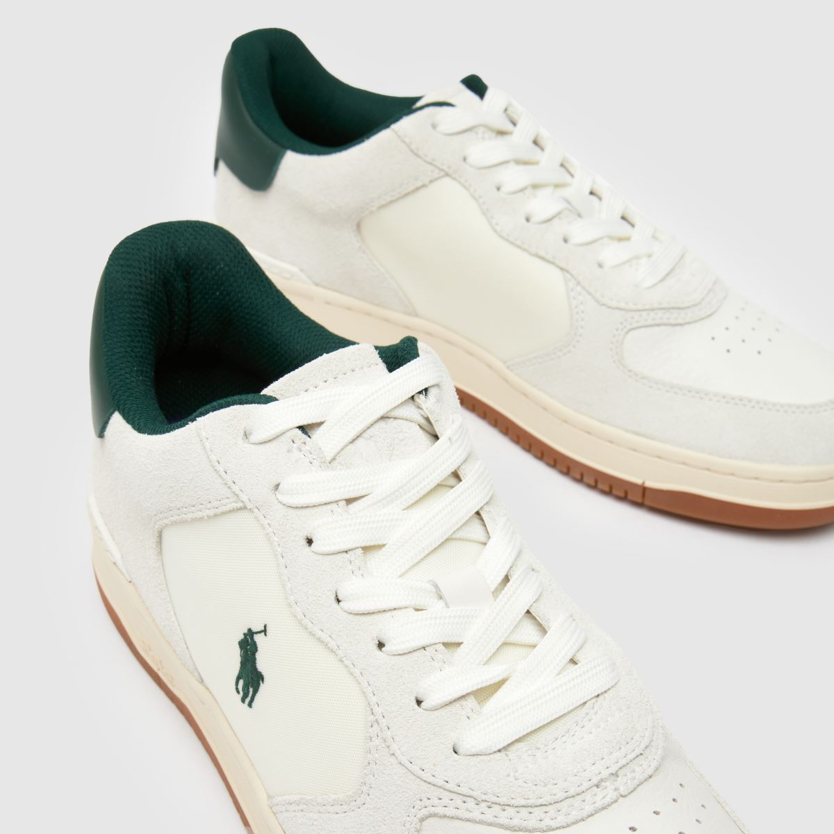 Polo Ralph Lauren Masters Court in White & Green Polo Ralph Lauren Masters Court 4
