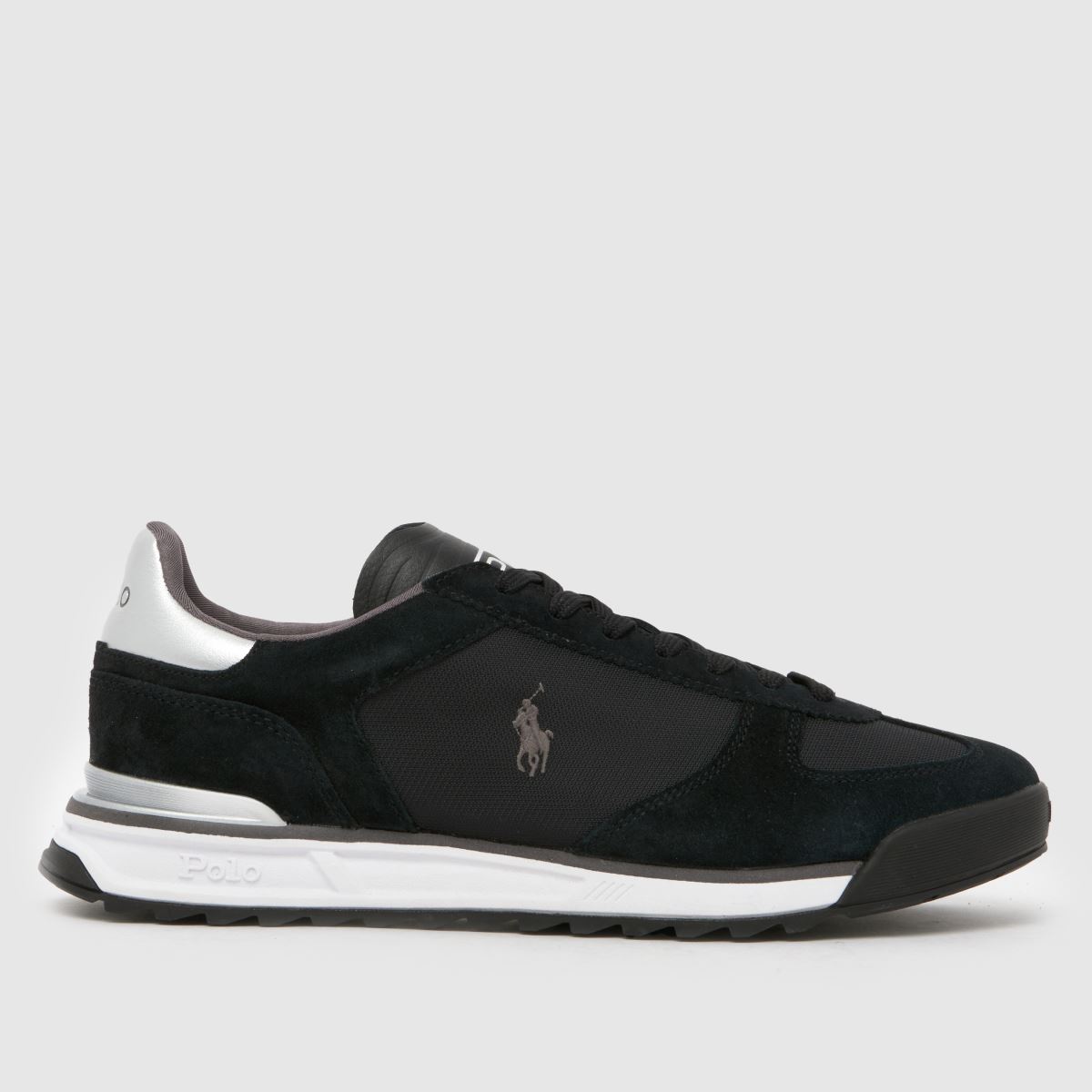 Polo Ralph Lauren Varick Trainers in Black & White