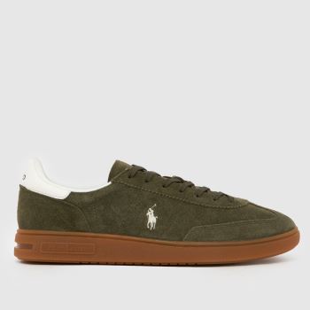 Polo Ralph Lauren Khaki Bedford Mens Trainers