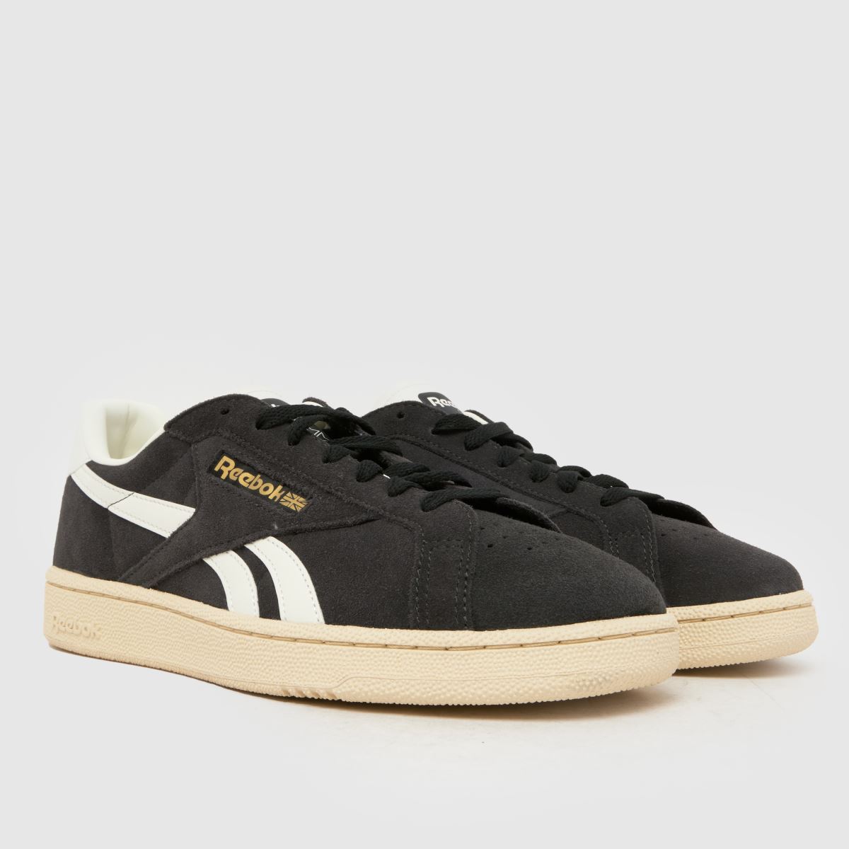 Reebok Club C Grounds in Black & White Reebok Club C Grounds 1