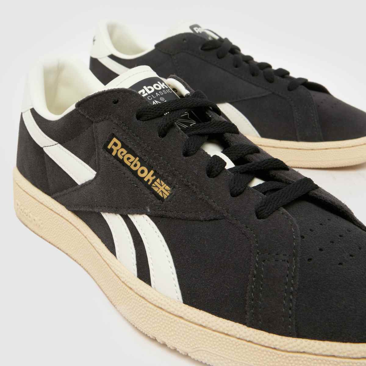 Reebok Club C Grounds in Black & White Reebok Club C Grounds 4