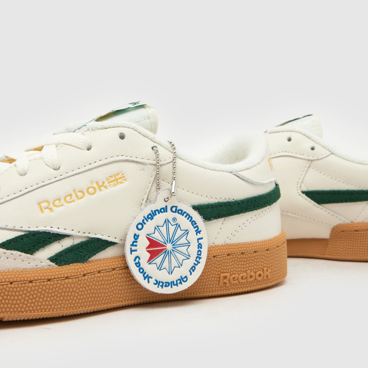 Reebok Club C Revenge in White & Green Reebok Club C Revenge 7