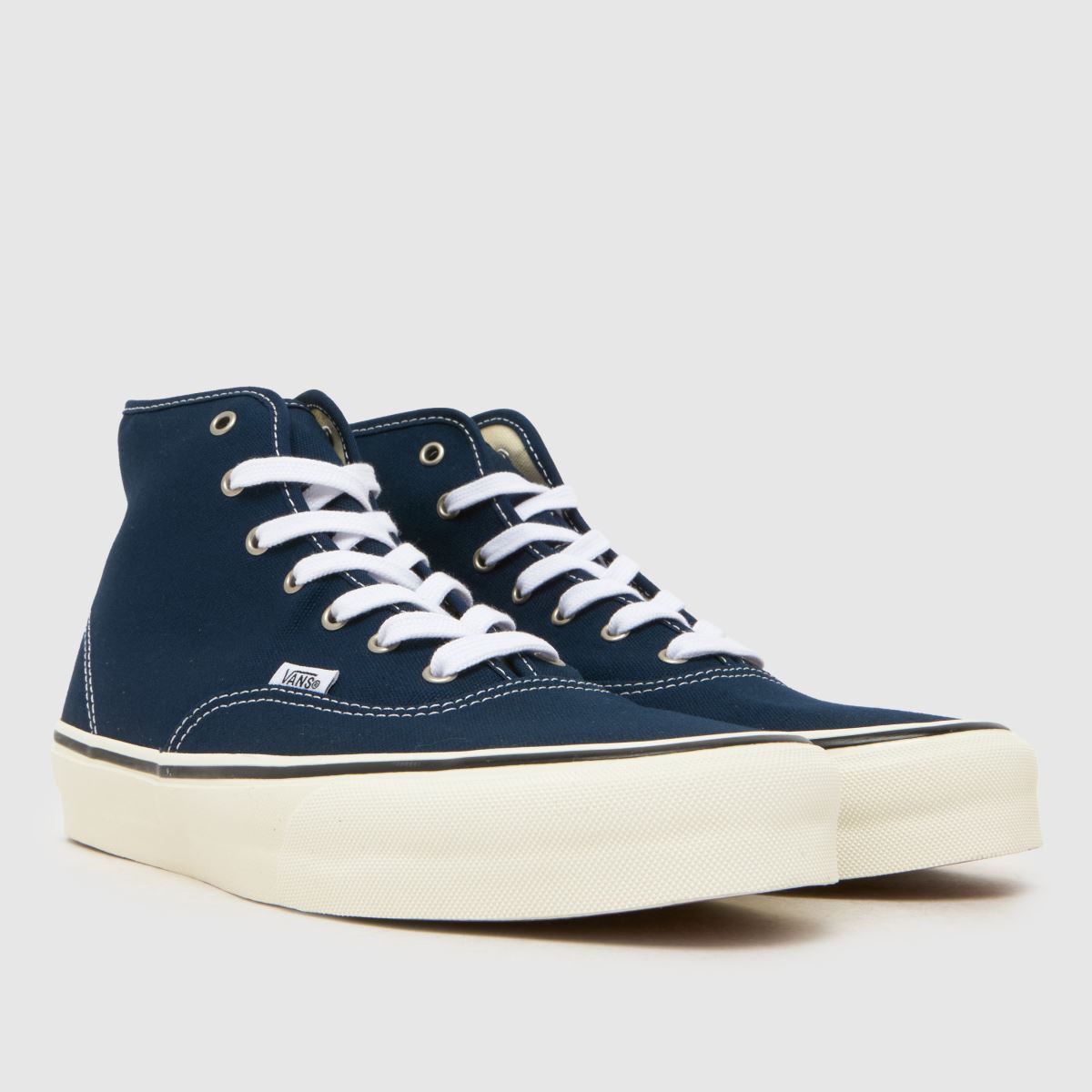 Vans Authentic Hi 2.0 in Navy & White Vans Authentic Hi 2.0 1