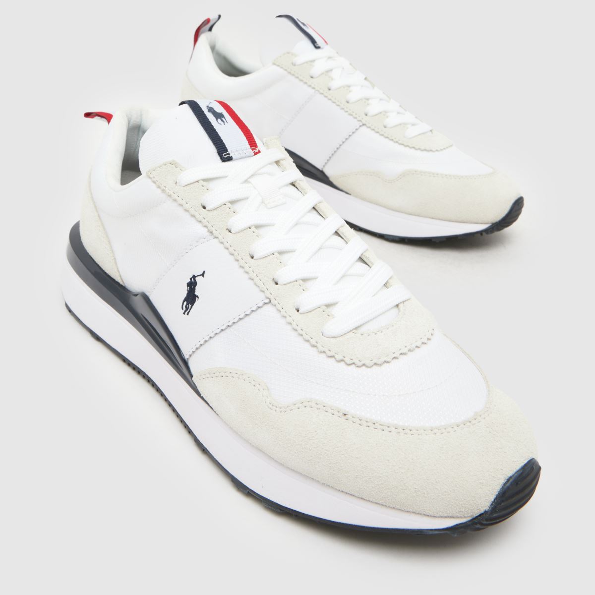 Polo Ralph Lauren Train 89 in White & Navy Polo Ralph Lauren Train 89 4