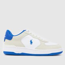 Polo Ralph Lauren Masters Court in White & Blue Polo Ralph Lauren Masters Court,1 of 4