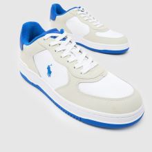 Polo Ralph Lauren Masters Court in White & Blue Polo Ralph Lauren Masters Court,3 of 4