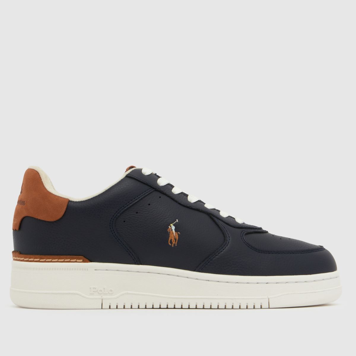 Polo Ralph Lauren Masters Court Trainers in Navy