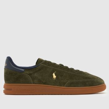 Polo Ralph Lauren Khaki Bedford Mens Trainers