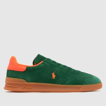 Polo Ralph Lauren Green Heritage Aera Mens Trainers