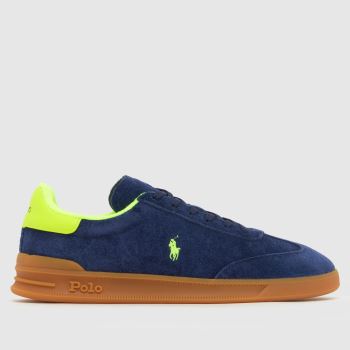 Polo Ralph Lauren Navy Heritage Aera Mens Trainers