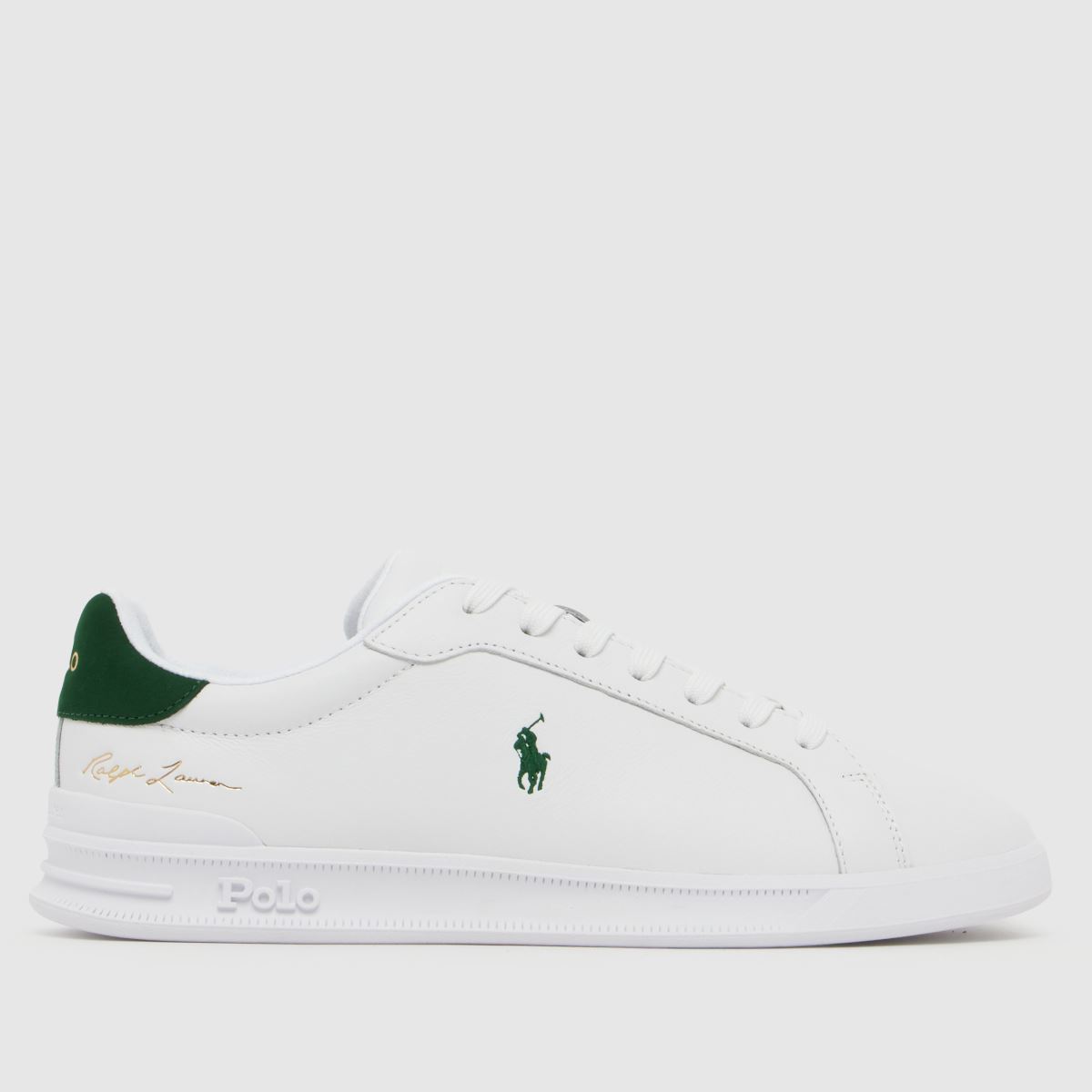 Polo Ralph Lauren Heritage Court Trainers in White
