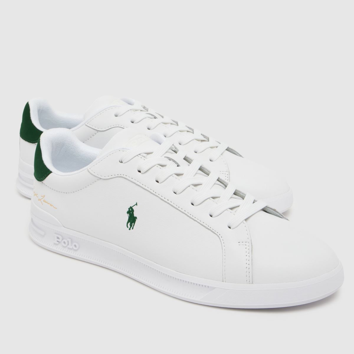 Polo Ralph Lauren Heritage Court in White Polo Ralph Lauren Heritage Court 4