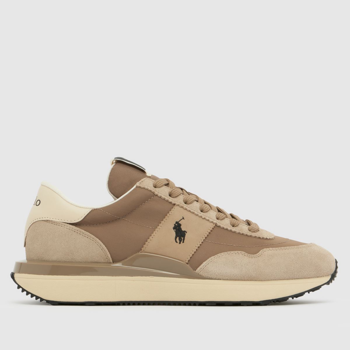 Polo Ralph Lauren Train 89 Trainers in Taupe