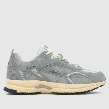 Mercer Grey Multi Re-Run Vintage Mens Trainers