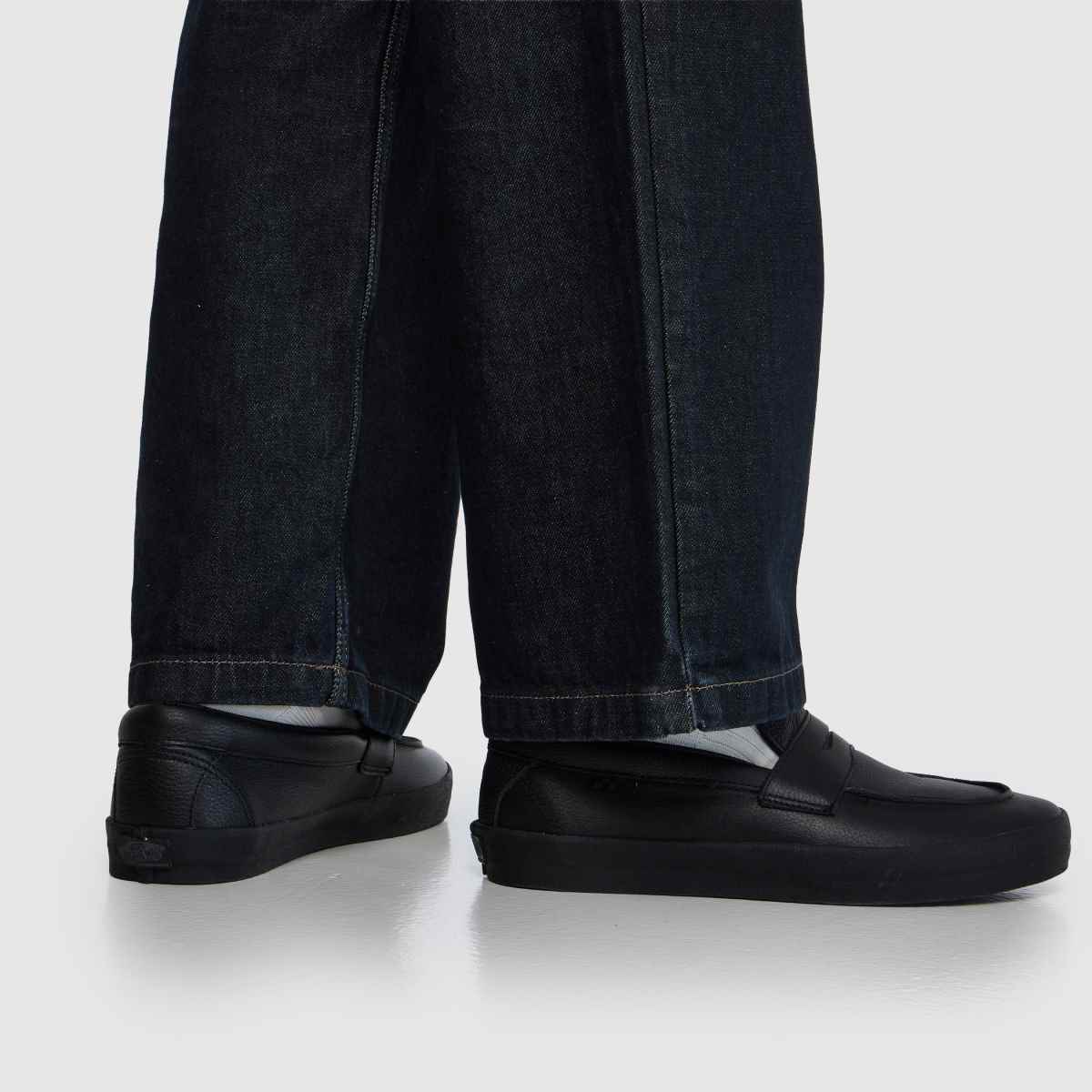 Mens Black Vans Skate Loafer Trainers | schuh