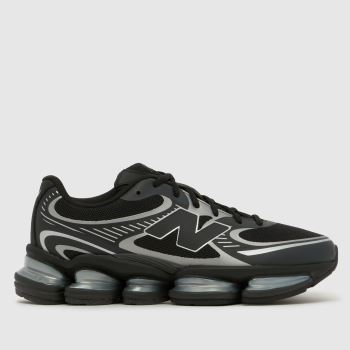 New Balance Black & Silver Abzorb 2000 Mens Trainers