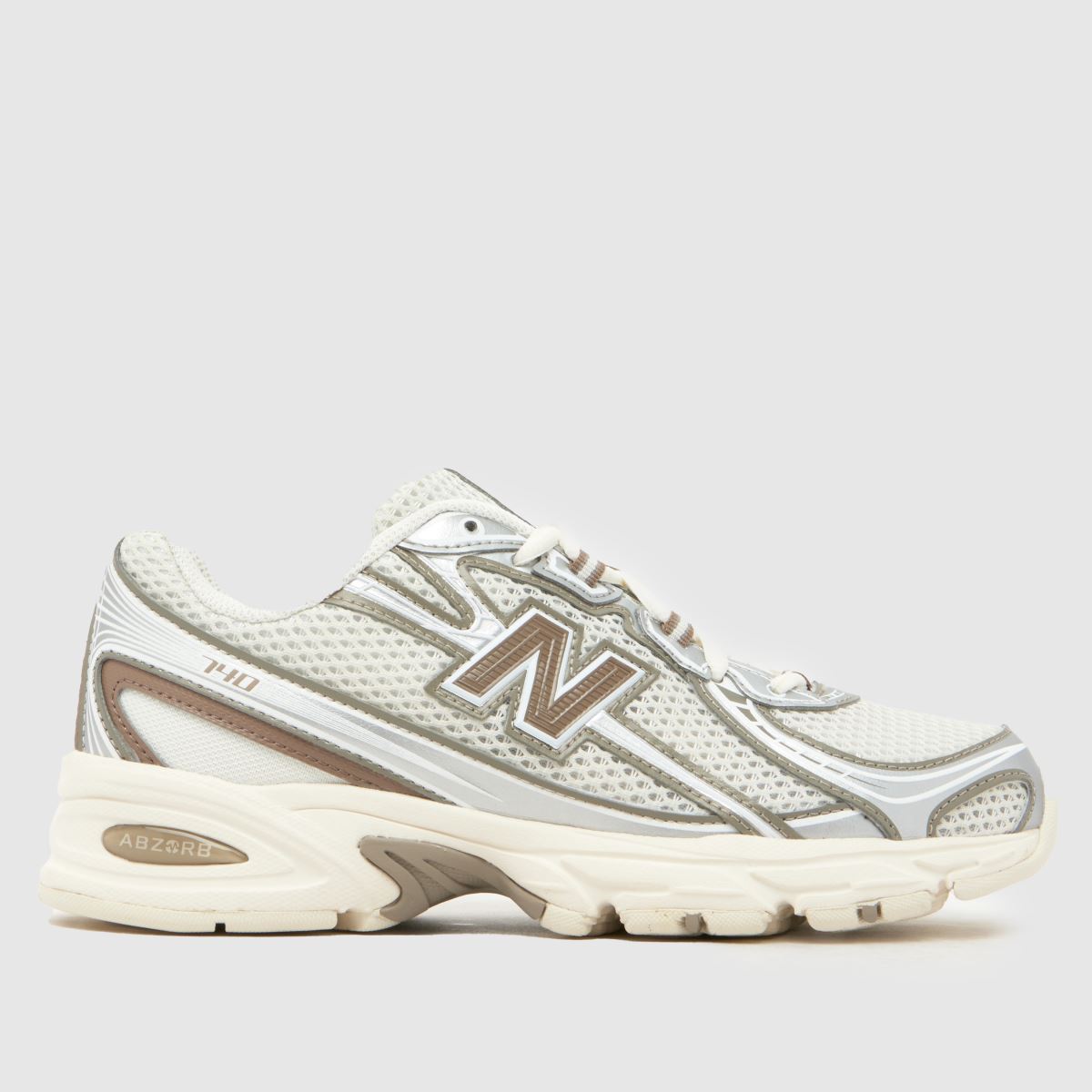 New Balance 740 Trainers in Beige Multi