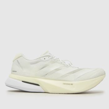 adidas White Adizero Boston 13 Mens Trainers