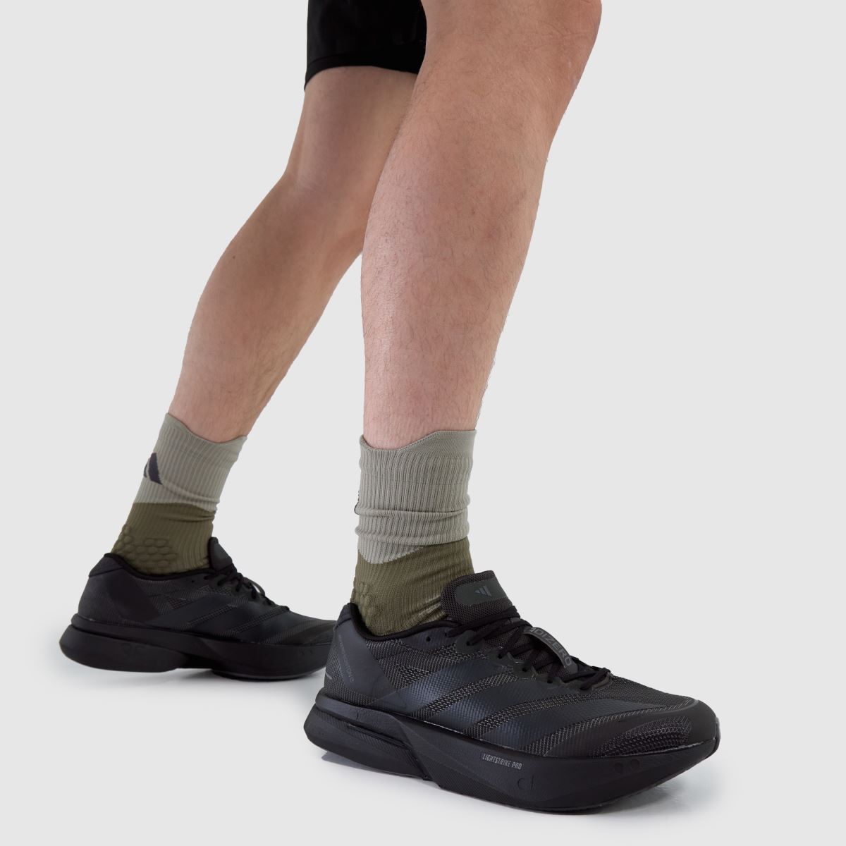 Mens Black adidas Adizero Boston 13 Trainers schuh