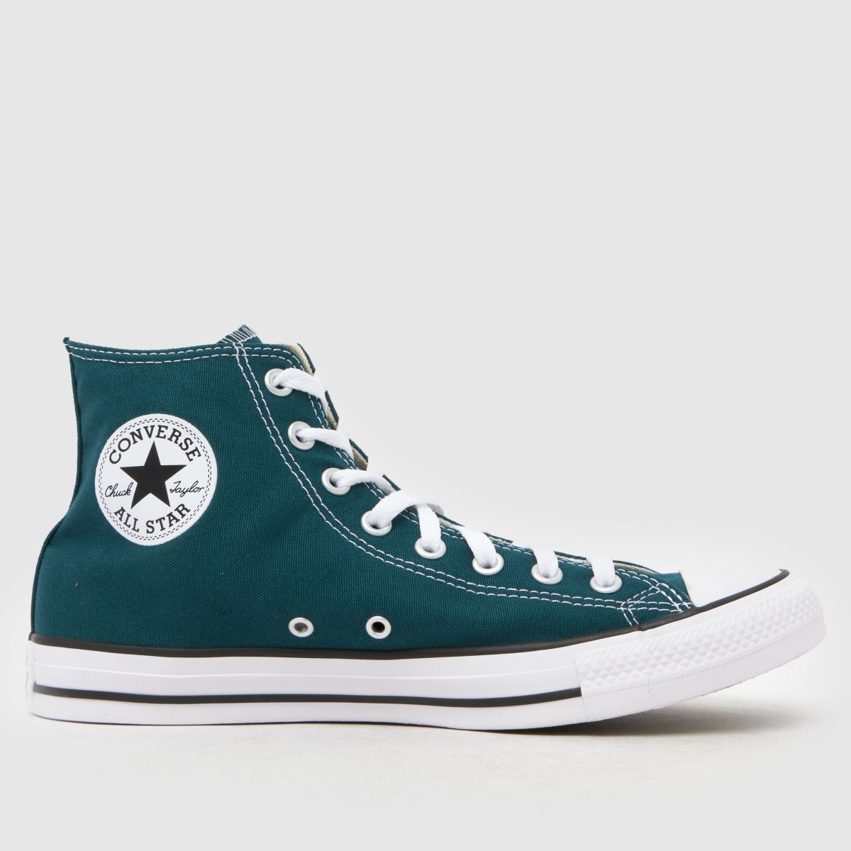 Converse All Star Hi Trainers in Dark Green