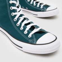 Converse All Star Hi in Dark Green Converse All Star Hi,3 of 4