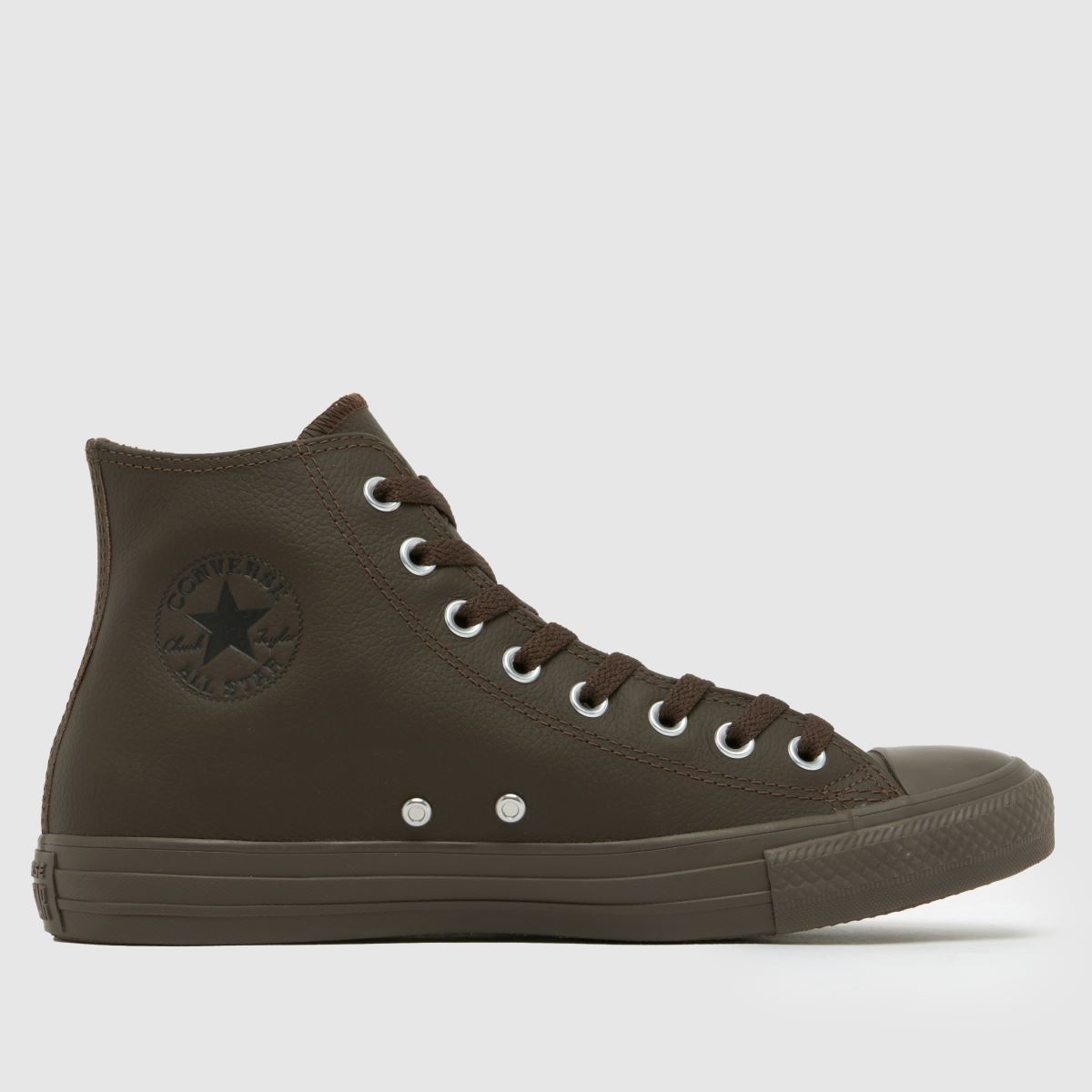 Converse All Star Hi Trainers in Brown