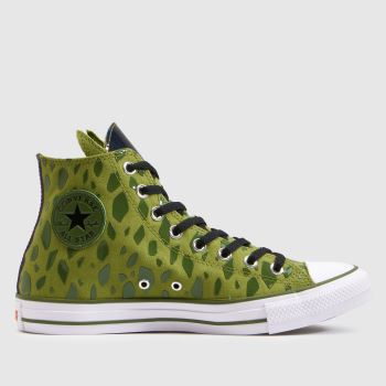 Converse Green Multi All Star Hi Dragon Ball Z Mens Trainers