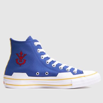 Converse Blue Multi All Star Hi Dragon Ball Z Mens Trainers