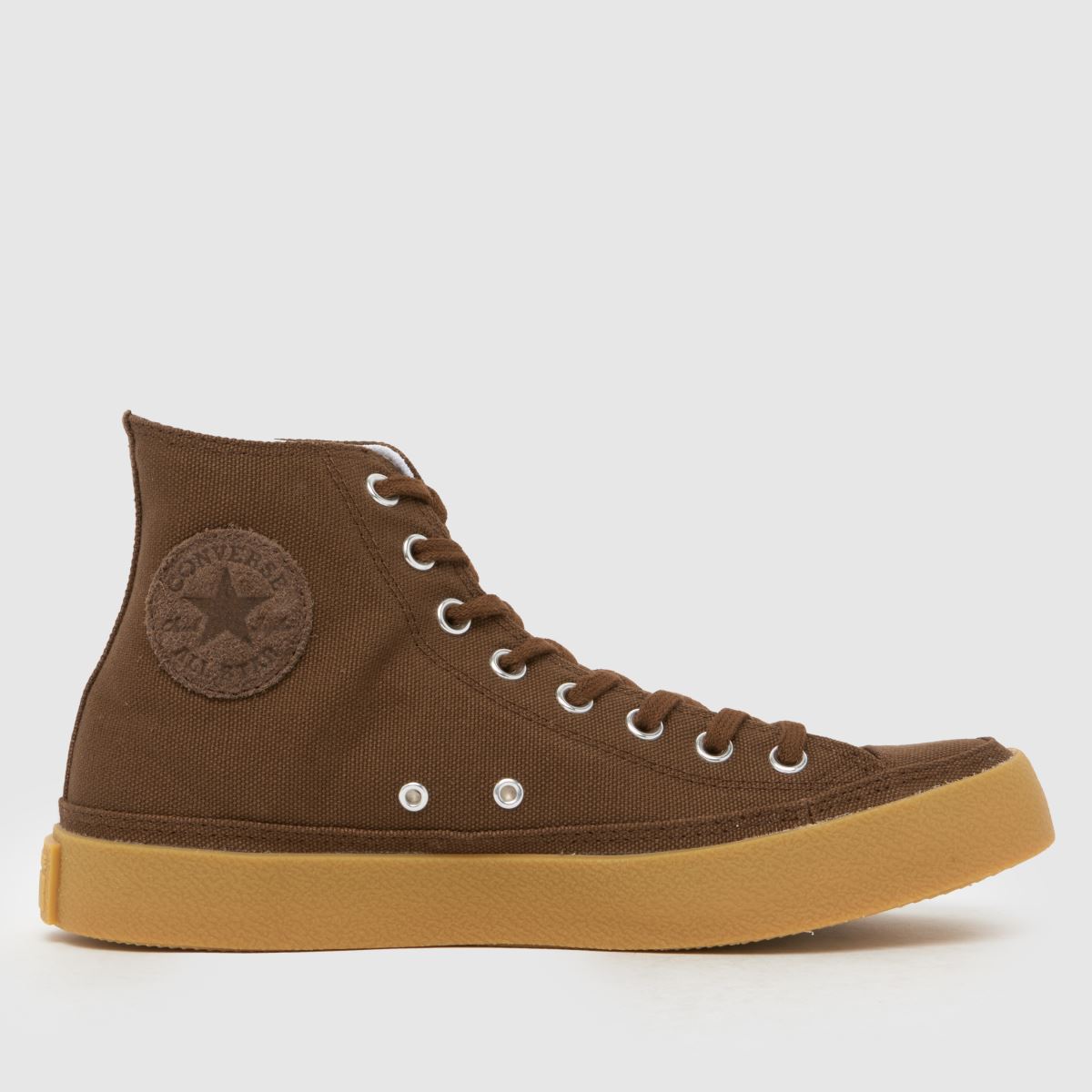 Converse All Star Hi Trainers in Brown