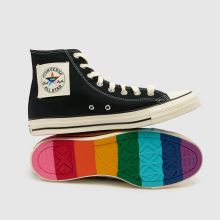 Converse All Star Hi Pride in Black Multi Converse All Star Hi Pride,4 of 4