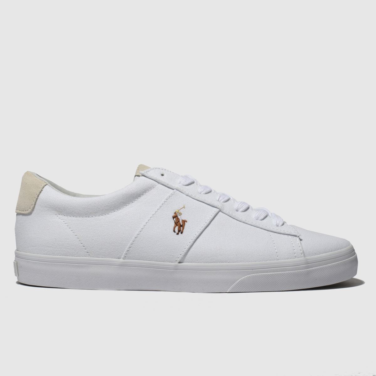 Polo Ralph Lauren White Sayer Trainers - ShoeFreak