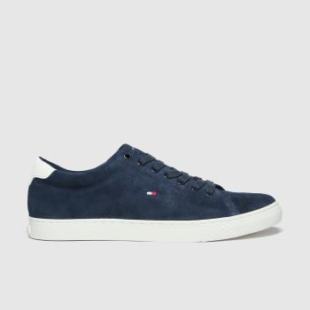 Tommy Hilfiger navy suede vulc sneaker trainers Tommy Hilfiger navy suede vulc sneaker trainers