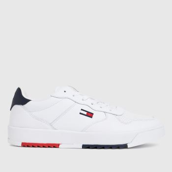 Tommy Hilfiger white basket leather trainers Tommy Hilfiger white basket leather trainers