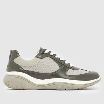 Steve Madden Dark Grey Prevale Mens Trainers