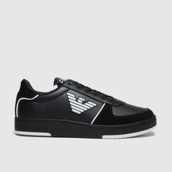 Ea7 Emporio Armani black & white millenium suede trainers Ea7 Emporio Armani black & white millenium suede trainers