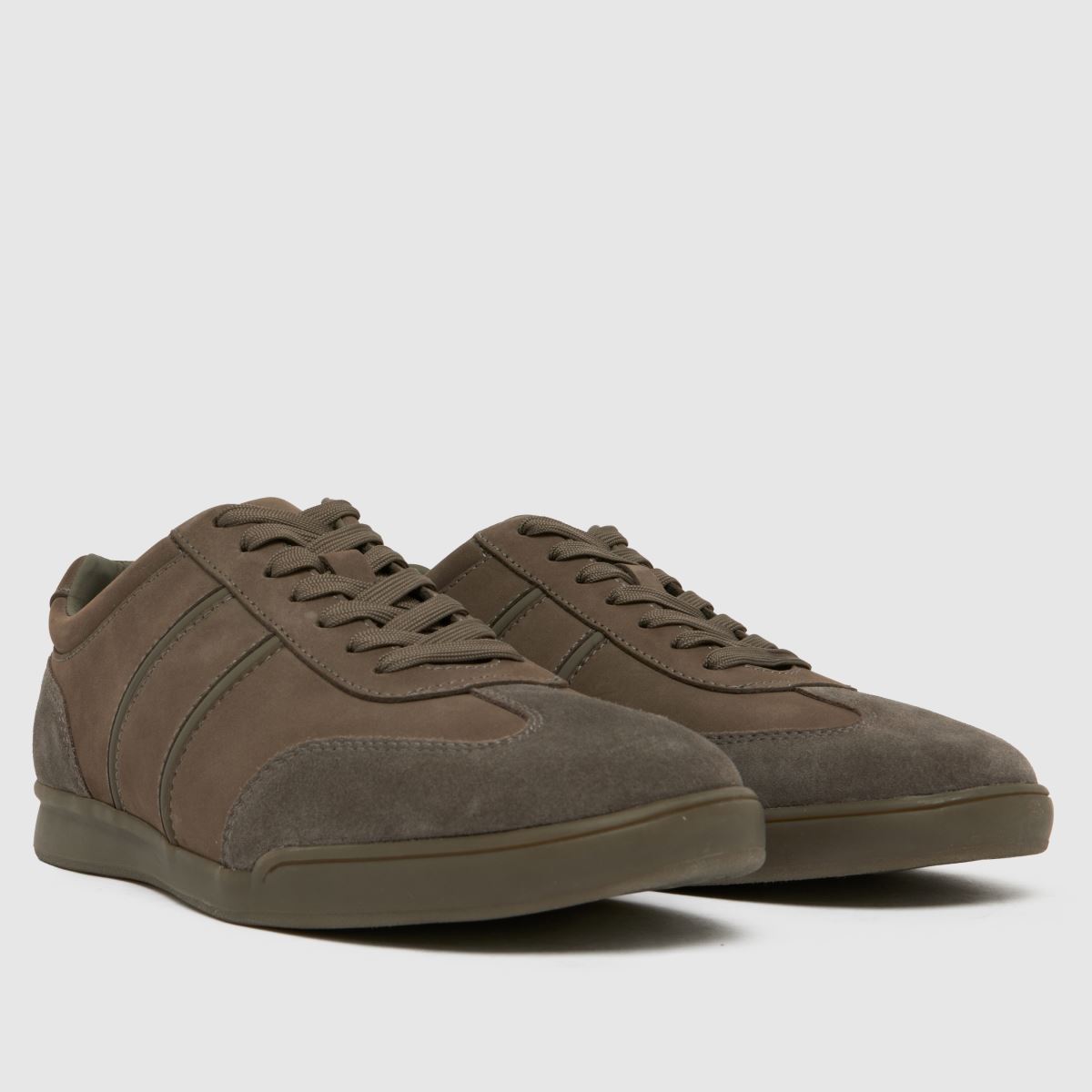schuh Wilbur Leather Lace Up in Grey schuh Wilbur Leather Lace Up 1