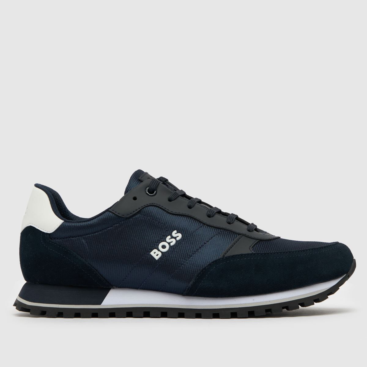 Mens Navy BOSS Parkour Runn Trainers 