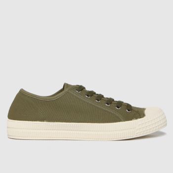 schuh khaki vinnie recycled canvas trainers schuh khaki vinnie recycled canvas trainers