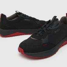 Mens Black HUGO Kane Runner Trainers | schuh