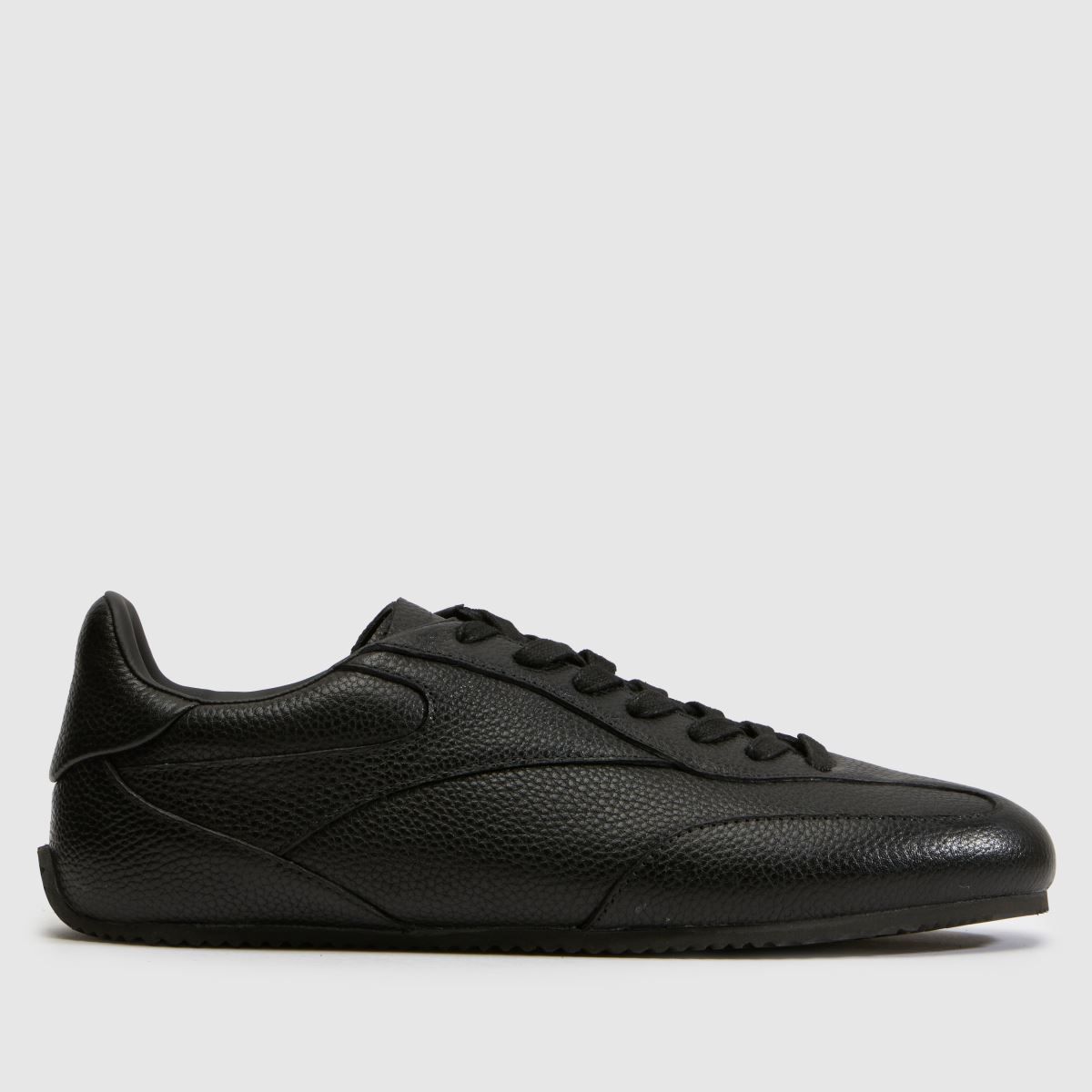 schuh Whatt Slim Leather Trainer in Black schuh Whatt Slim Leather Trainer