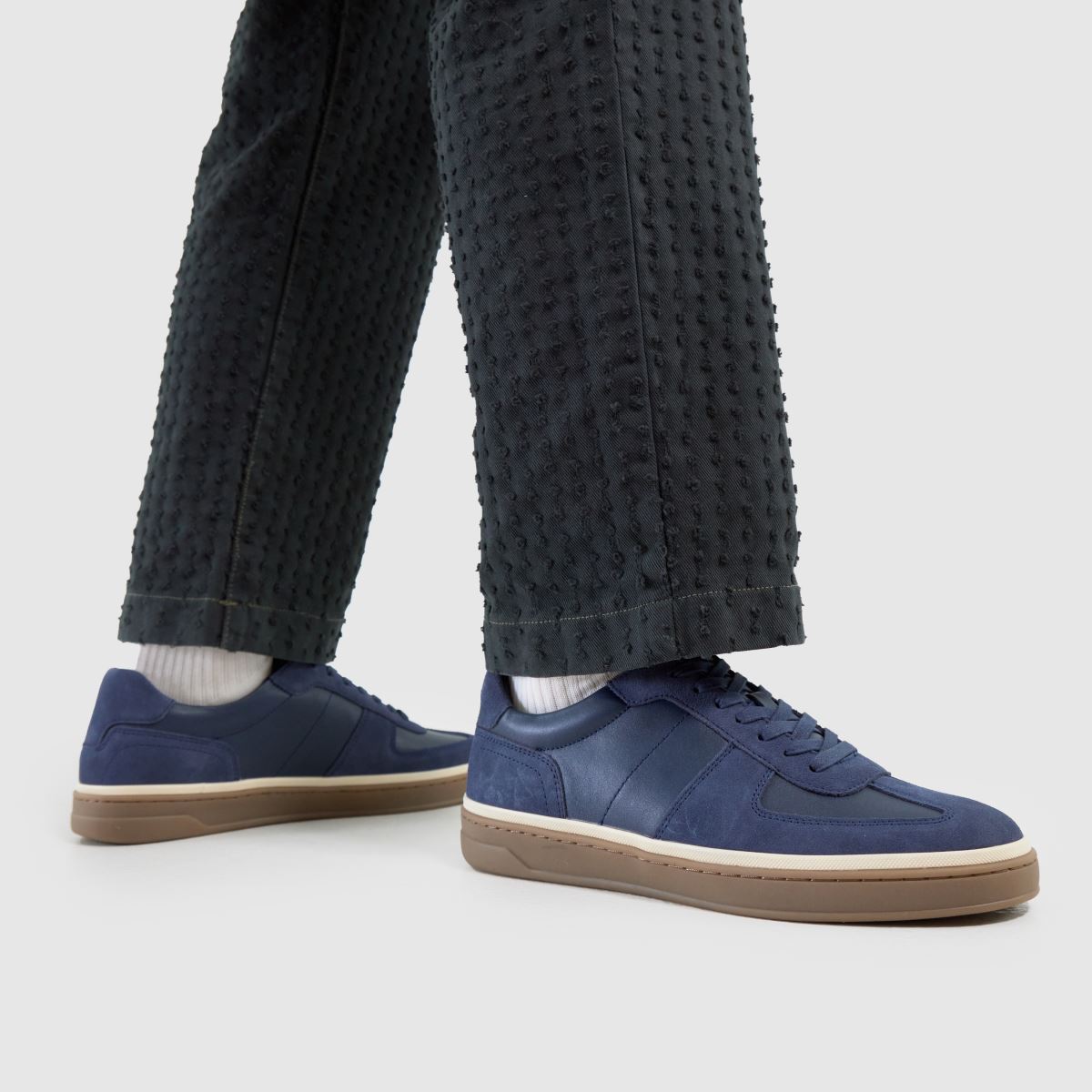 Herren schuh Marineblau Walker Gum Sole Sneaker schuh Walker Gum Sole 8