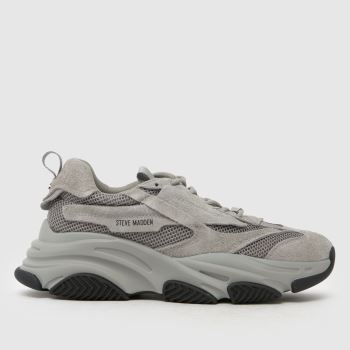 Steve Madden Grey Possess Mens Trainers