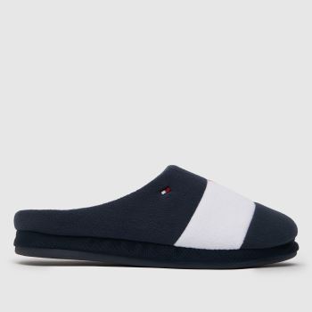 Tommy Hilfiger navy & red flag home slippers Tommy Hilfiger navy & red flag home slippers