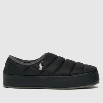 Polo Ralph Lauren black maxson slippers Polo Ralph Lauren black maxson slippers